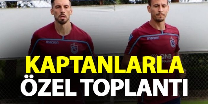 Trabzonspor'da kaptanlarla özel toplantı