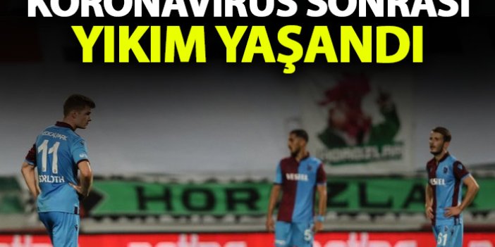 Trabzonspor koronavirüs sonrası yıkım yaşadı
