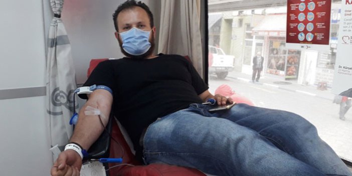 Doğankent'te kan bağışı kampanyası düzenlendi