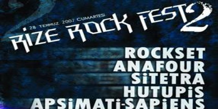 Rock Festivali Rize'de