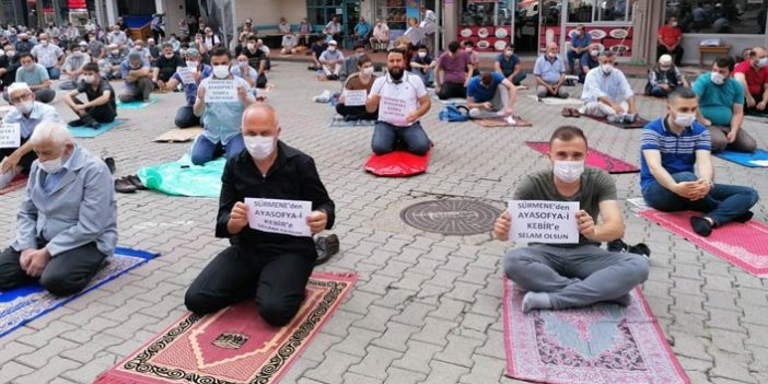 Trabzon'dan Ayasofya’ya destek