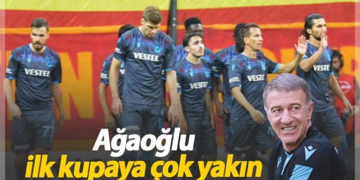 Trabzonspor kazanırsa Ağaoğlu'nun ilk kupası olacak