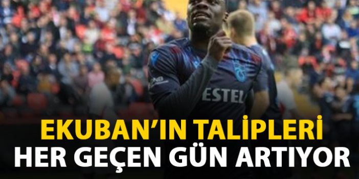 Trabzonspor'un yıldızı Ekuban'a İspanya'dan talip