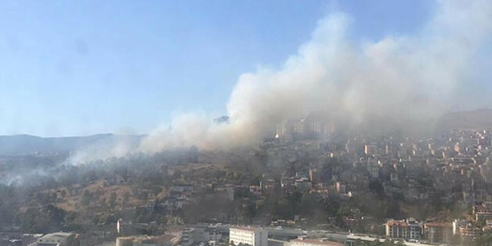 İzmir’de askeri alanda yangın!