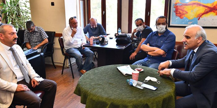 Zorluoğlu Gazeteciler Cemiyeti'ni ziyaret etti