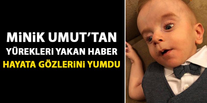 Trabzon'da Umut bebekten acı haber geldi