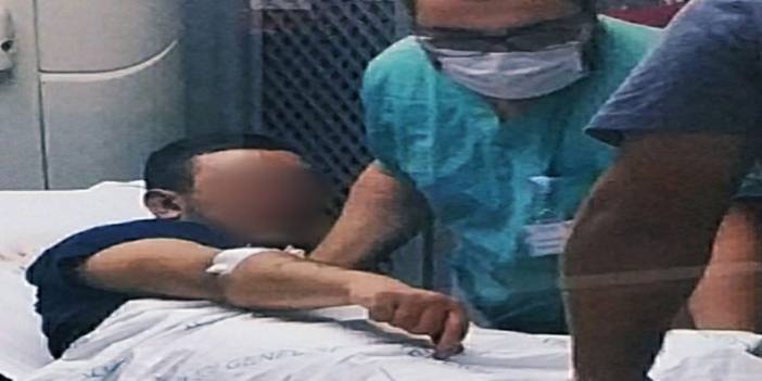 Samsun'da silahlı saldırı sonrası bacağından yaralandı. 12-08-2020