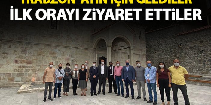 Trabzon'da Başmelekler kilisesi ilk ziyaretçilerini ağırladı