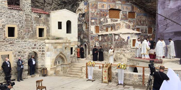 Sümela Manastırı'nda ayin başladı