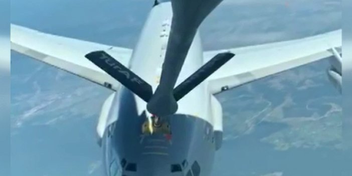 MSB'en NATO uçağına yakıt ikmali