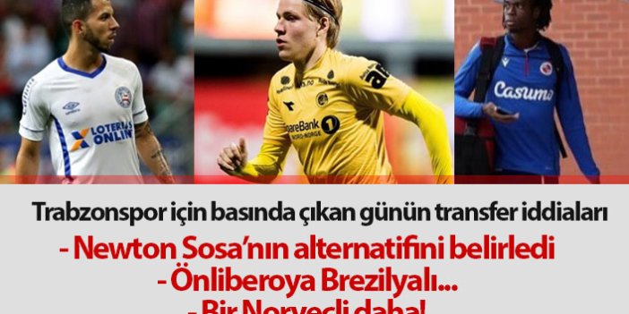 Trabzonspor transfer haberleri 17.08.2020