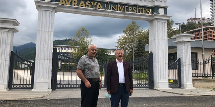 Milletvekili Polat'tan Avrasya Üniversitesine ziyaret