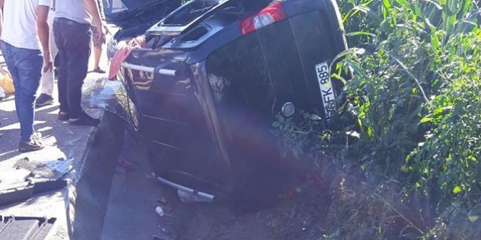 Giresun'da kaza: 1 Polis öldü 4 kişi yaralandı