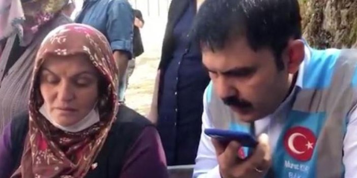 Bakan Kurum’dan Giresun’daki selde eşi kaybolan kadına destek