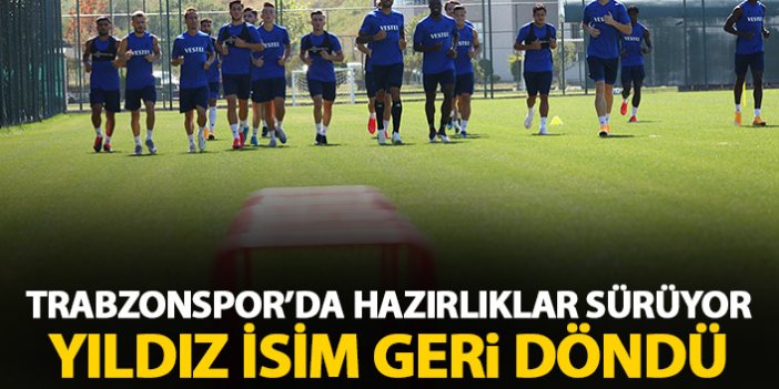 Trabzonspor'da çalışmalar devam ediyor