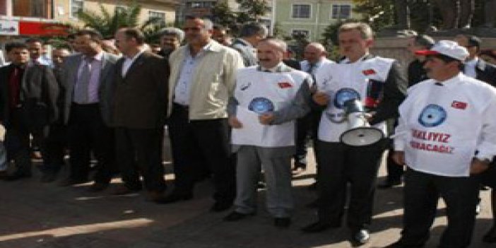 Giresun'da katkı payı protestosu