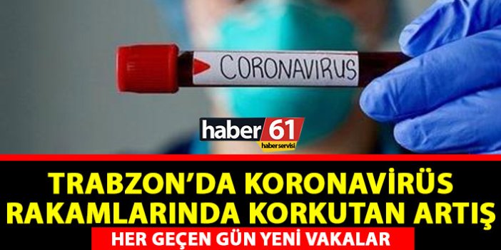Trabzon’da koronavirüs vakalarında son durum! Günlük pozitif sayısı korkutuyor