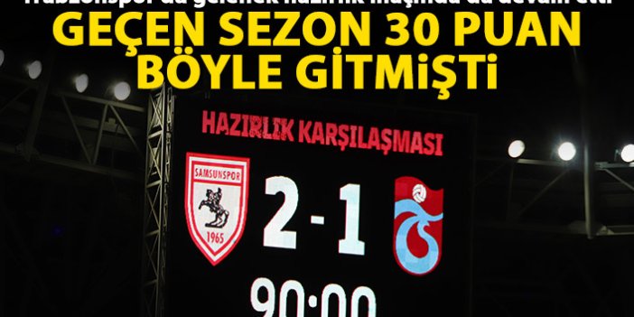 Trabzonspor’da geçen seneden kalan hastalık devam ediyor
