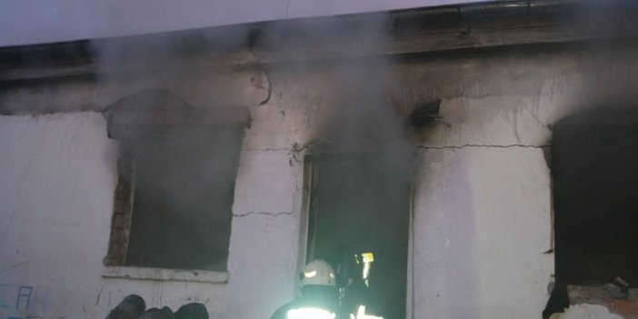 Müstakil evde gaz sıkışması sonucu patlama