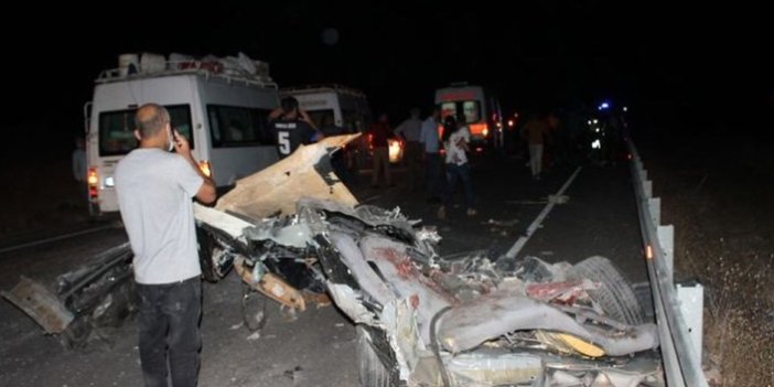 Mardin'de trafik kazası: 5 ölü, 2 yaralı
