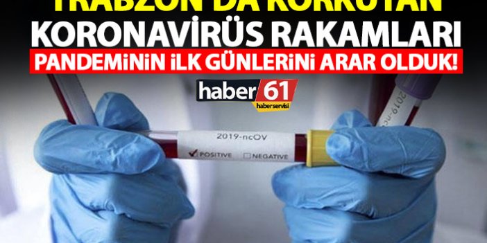 Trabzon’da korkutan koronavirüs rakamları! Artış devam ediyor