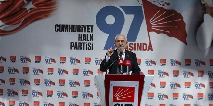 Kılıçdaroğlu: 97 yıl önce kurulan CHP güçlenerek yaşamını sürdürüyor
