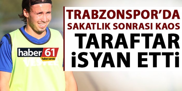 Trabzon'da sakatlık haberleri sonrası kaos! Sosyal medya yıkıldı!