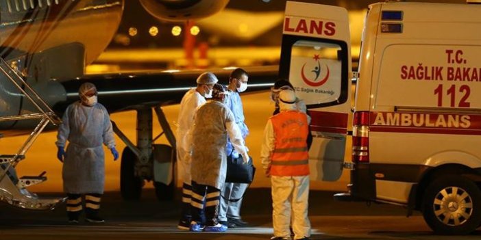 KKTC'deki Kovid-19 hastalarının Türkiye'ye nakli sürüyor
