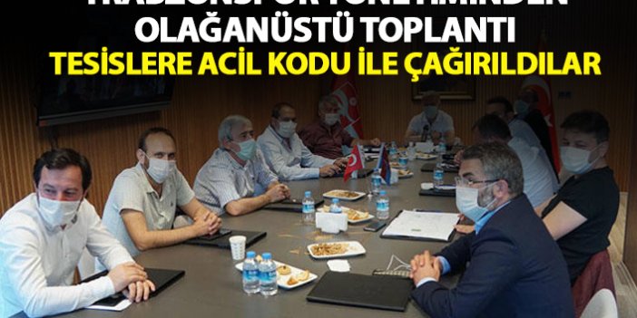 Trabzonspor'da flaş gelişme! Yönetimden olağanüstü toplantı