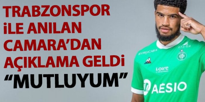Trabzonspor ile adı anılan Mehdi Camara'dan açıklama