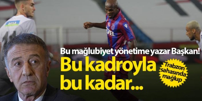 Trabzonspor Beşiktaş'a yenildi