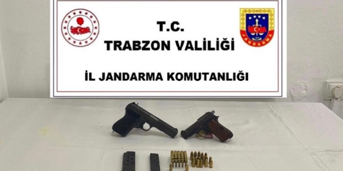 Trabzon’da silah operasyonu: 1 Kişi gözaltında