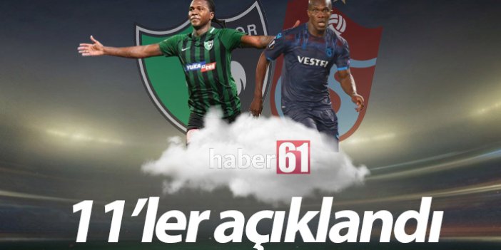 Trabzonspor'un Denizli kadrosu açıklandı