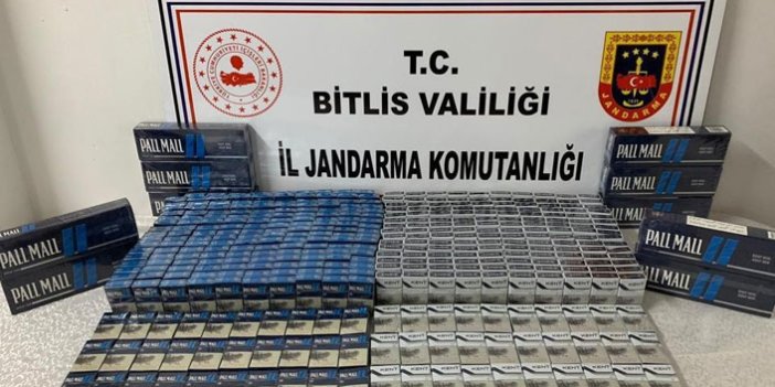 Bitlis’te kaçak sigara ele geçirildi