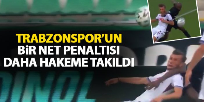 Trabzonspor'un net penaltısı verilmedi! VAR'a bile gitmedi