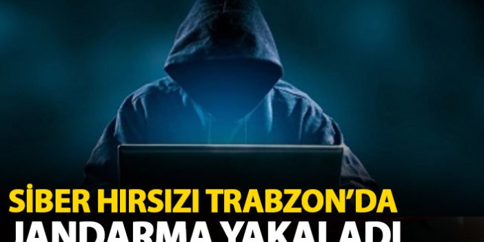 Trabzon’da siber hırsızı Jandarma devriyesi yakaladı