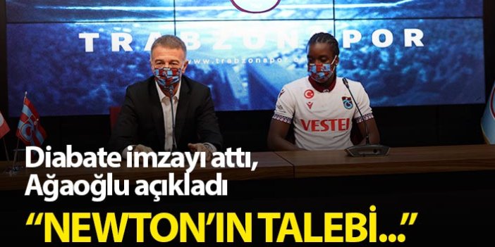 Trabzonspor'da Diabate imzayı attı