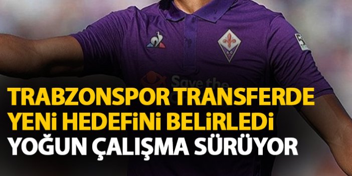 Trabzonspor transferde yeni hedefi belirledi