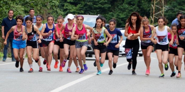 Trabzon'daki Türkiye Dağ Koşusu Şampiyonasında kazananlar belli oldu