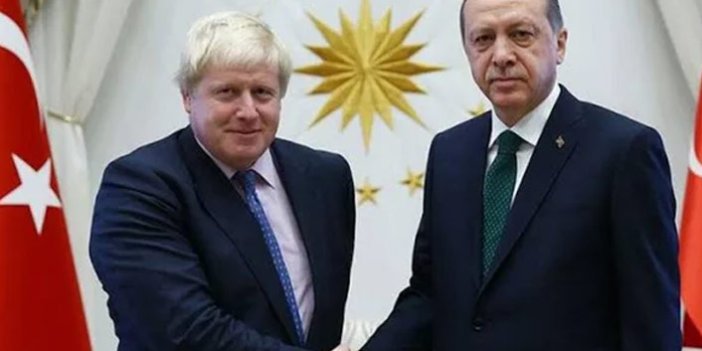Erdoğan, Boris Johnson'la görüştü