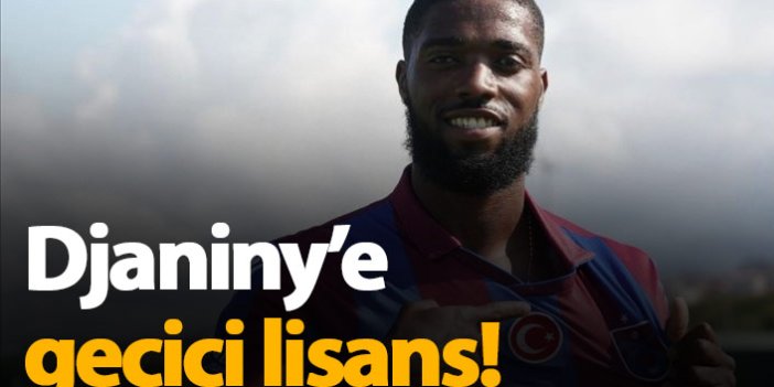 Trabzonspor'da Dijaniny'e geçici lisans