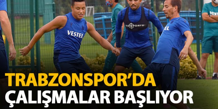 Trabzonspor'da tatil bitti