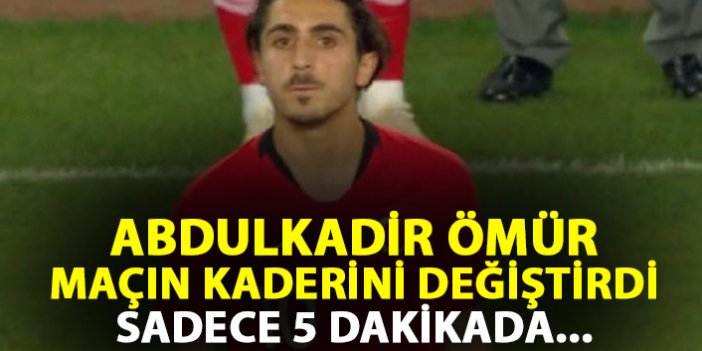 Trabzonspor’un yıldızı 5 dakika oynadı maçın kaderini değiştirdi