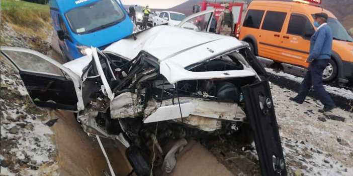 Van’da zincirleme trafik kazası
