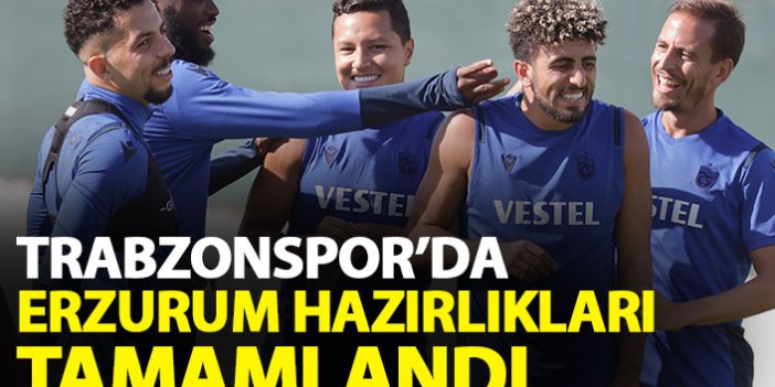 Trabzonspor'da Erzurumspor maçı hazırlıkları başladı