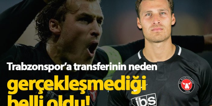 Sviatchenko’yu Trabzonspor'a neden vermedikleri belli oldu!