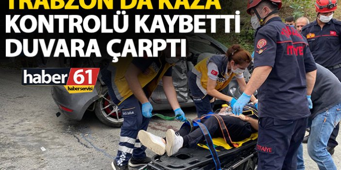 Trabzon’da kaza! Aynı aileden 4 kişi ölümden döndü