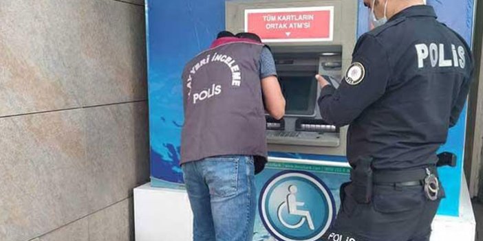 Para çekemeyince ATM'yi kırdı