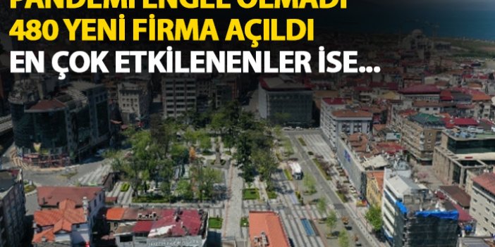 Koronavirüs engel olmadı! Trabzon'a 480 yeni firma