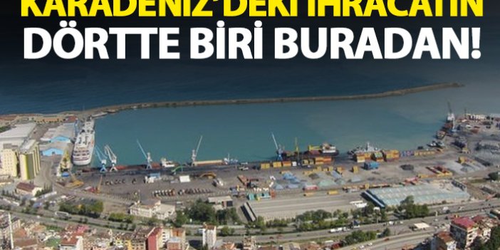Karadeniz'deki ihracatın dörtte biri Trabzon'dan